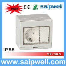 Saipwell Alta calidad alemán estilo IP55 baño interruptor impermeable